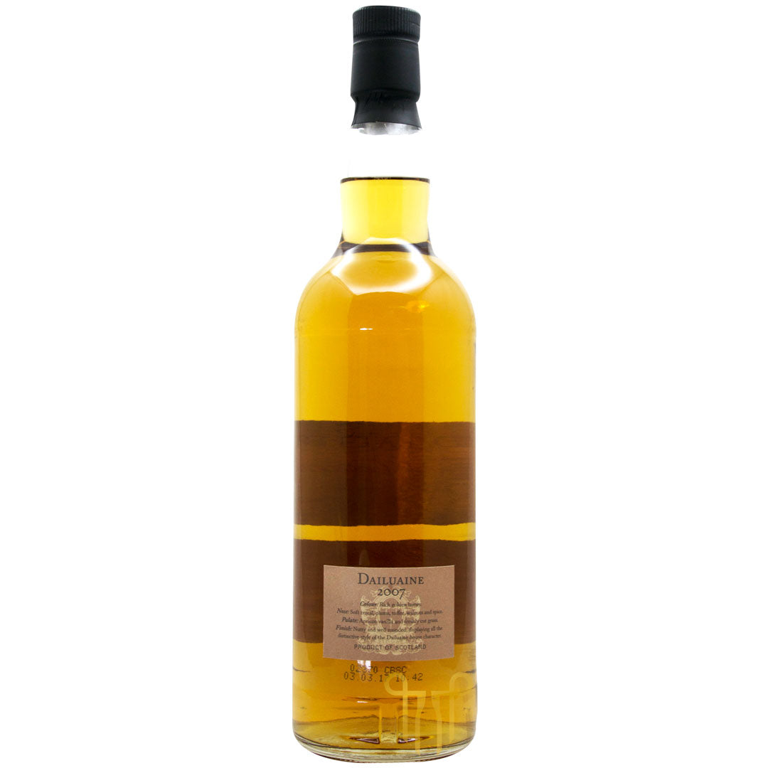 DAILUAINE 9 YEARS OLD - 2007 VINTAGE - SINGLE MALT SCOTCH WHISKY BY AD RATTRAY