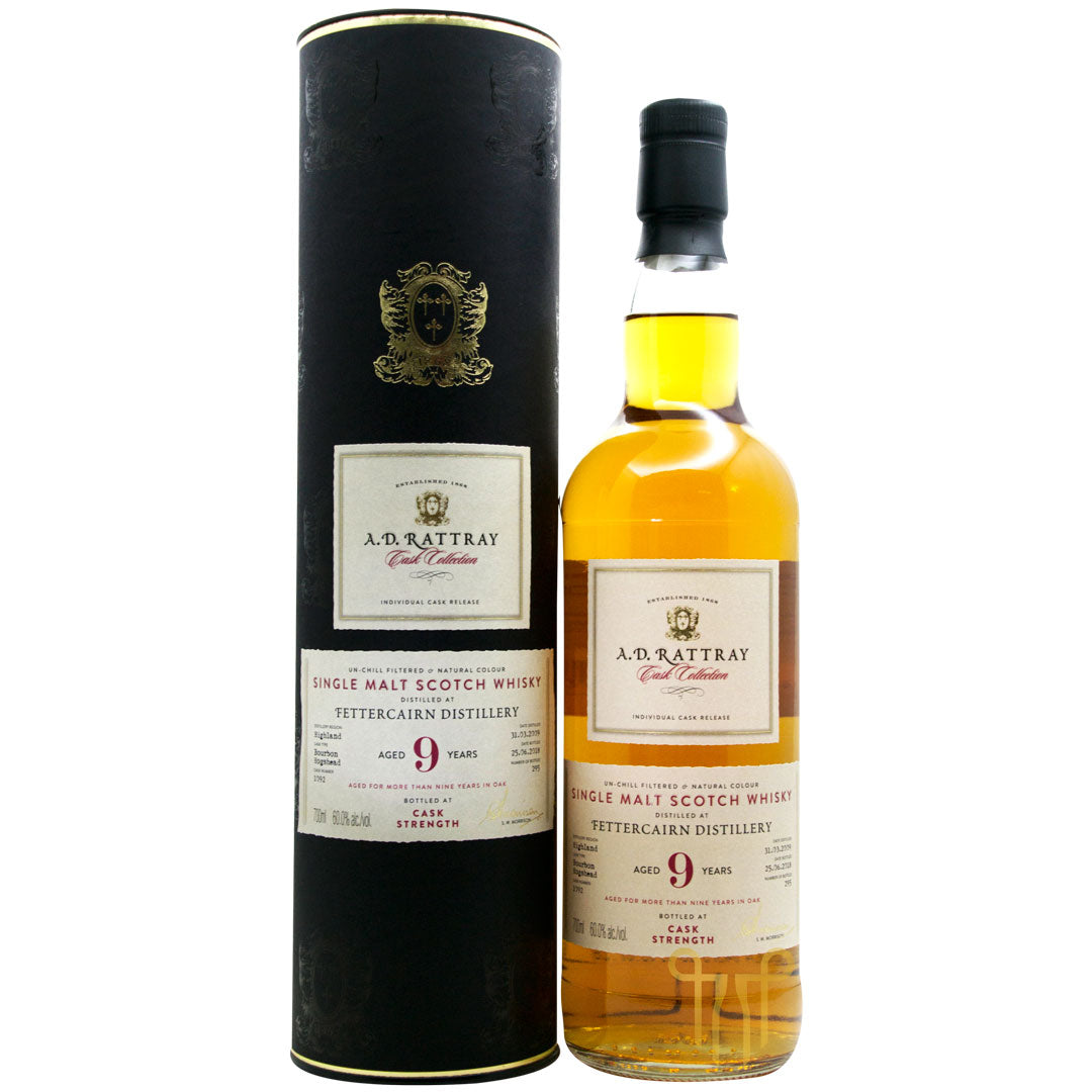 FETTERCAIRN 9 YEARS OLD - 2009 VINTAGE - SINGLE MALT SCOTCH WHISKY BY AD RATTRAY