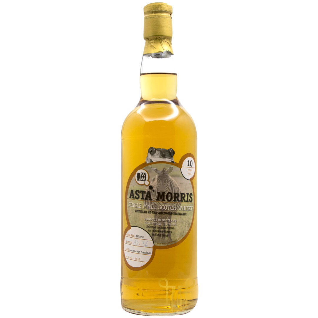 AULTMORE 10 YEARS OLD - 2006 VINTAGE - SINGLE MALT SCOTCH WHISKY BY ASTA MORRIS