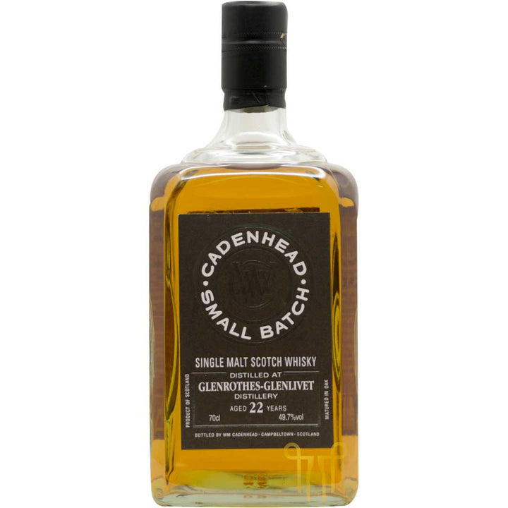 GLENROTHES-GLENLIVET 22 YEARS OLD - 1996 VINTAGE - SINGLE MALT SCOTCH WHISKY BY CADENHEAD'S