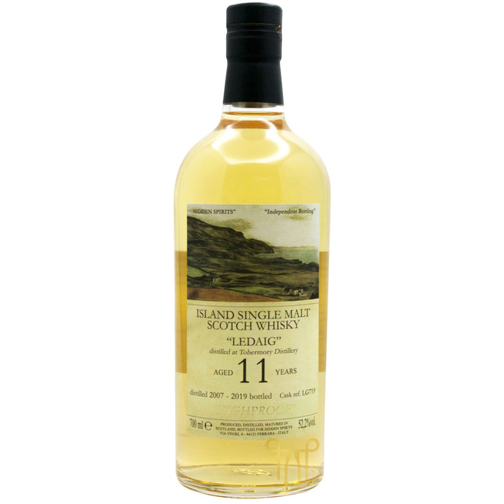 LEDAIG 11 YEARS OLD - 2007 VINTAGE - SINGLE MALT SCOTCH WHISKY BY HIDDEN SPIRITS