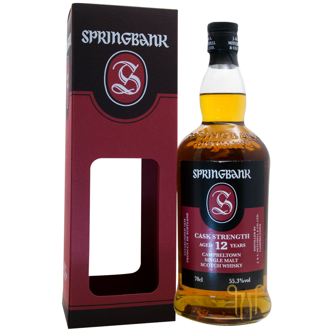 SPRINGBANK 12 YEARS OLD - CASK STRENGTH - SINGLE MALT SCOTCH WHISKY ...