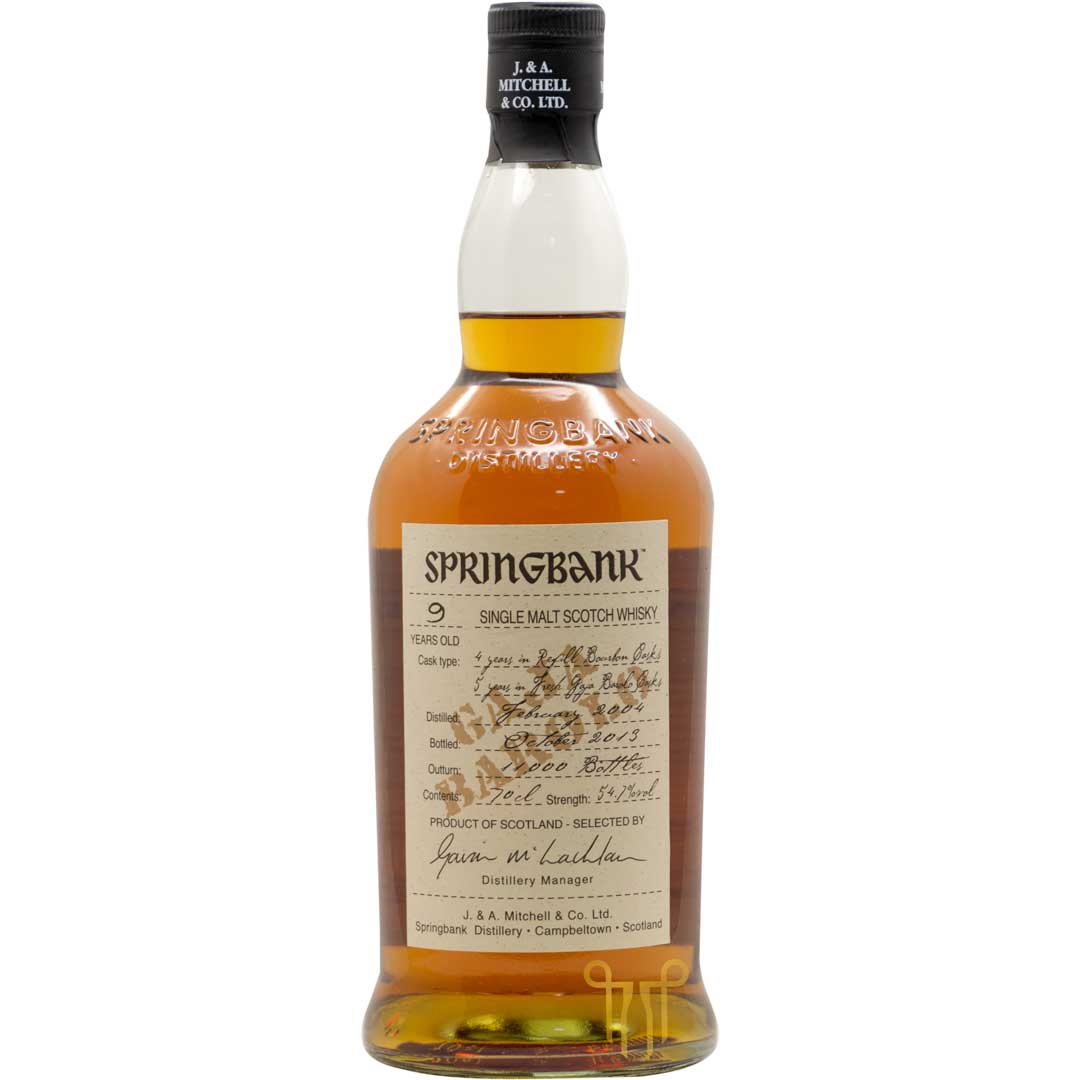 SPRINGBANK 9 YEARS OLD - GAJA BAROLO - SINGLE MALT SCOTCH WHISKY