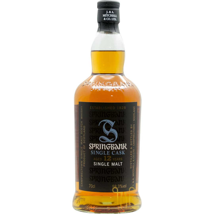 SPRINGBANK 12 YEARS OLD - UK SINGLE CASK - SINGLE MALT SCOTCH WHISKY