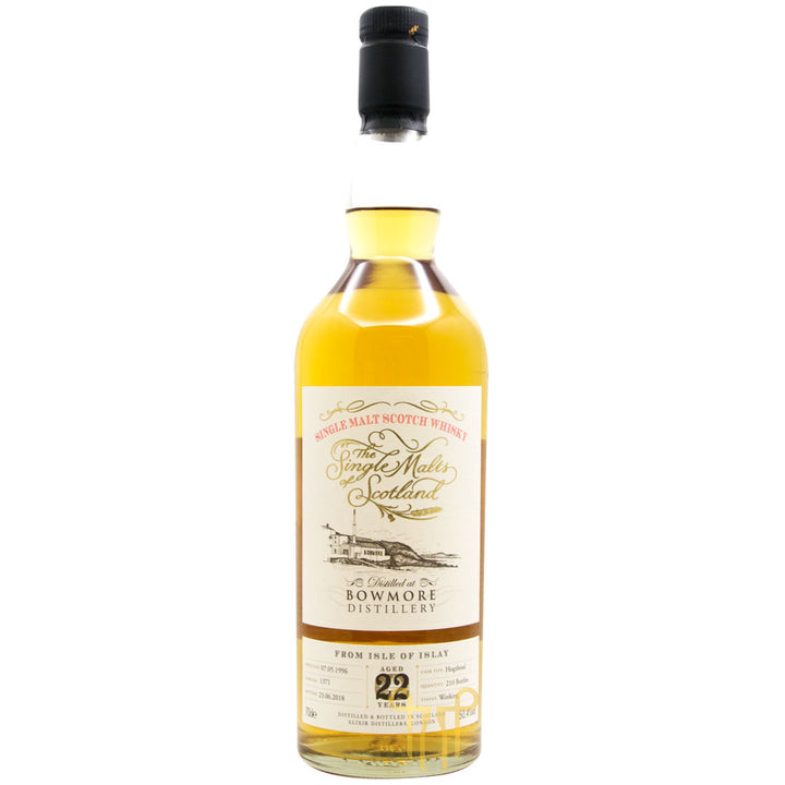 BOWMORE 22 YEARS OLD - 1996 VINTAGE - SINGLE MALT SCOTCH WHISKY BY THE SINGLE MALTS OF SCOTLAND