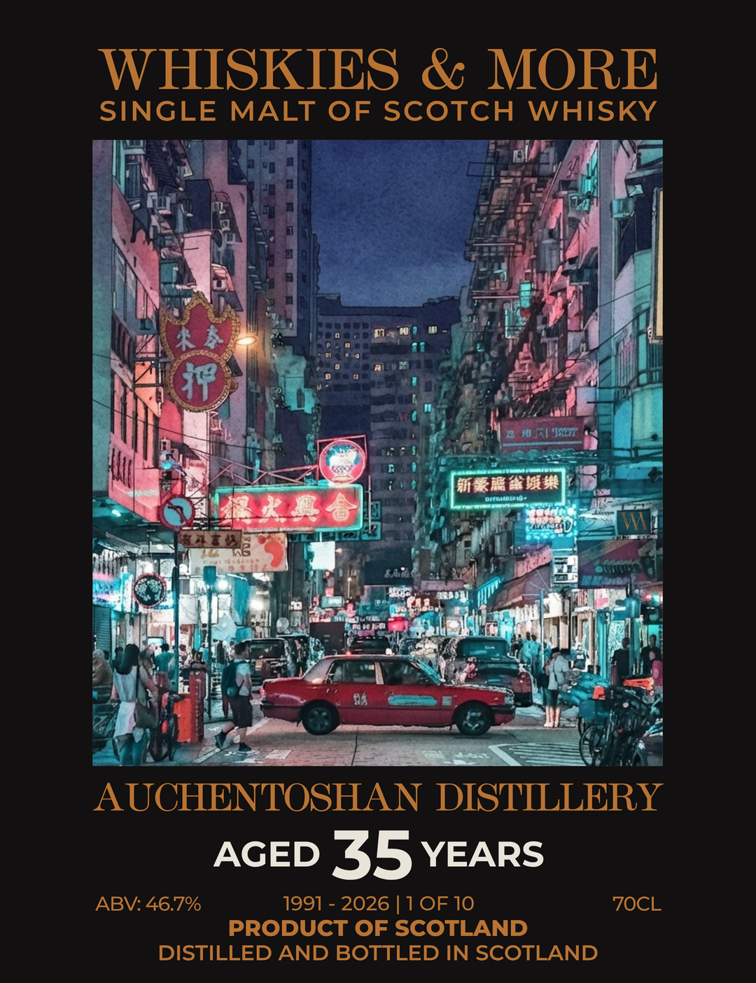 AUCHENTOSHAN 35 YEARS BY WHISKIES &amp; MORE